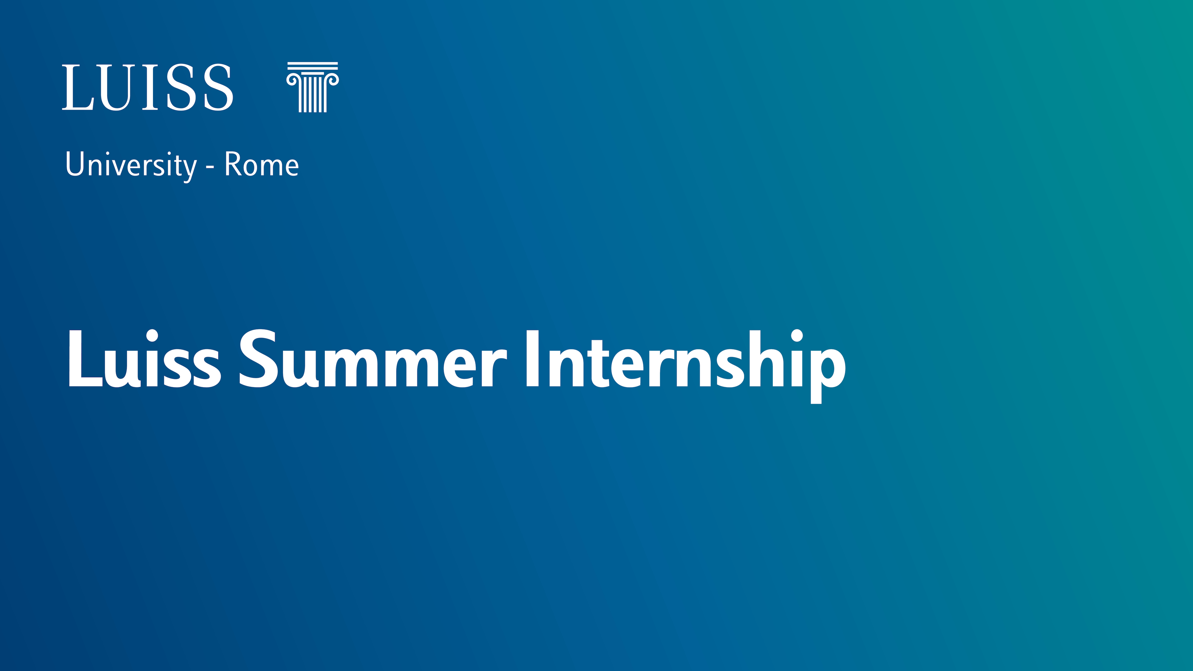 summer internship