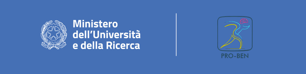 Ministero dell'Università e della Ricerca (logo), PRO-BEN (logo)
